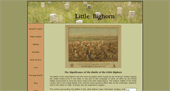 Desktop Screenshot of littlebighorn.info